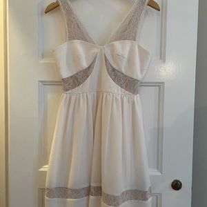 Max&Cleo Special Occasion White Mini Dress
